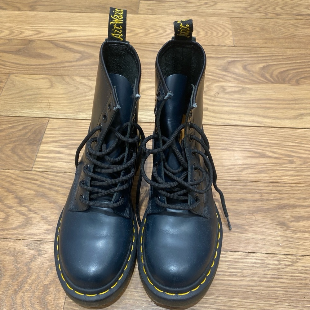 Dr. Martens Black Leather Boots